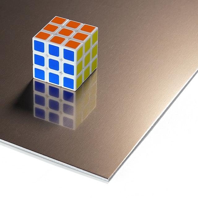 Spiegeleloxierte Aluminiumplatte 