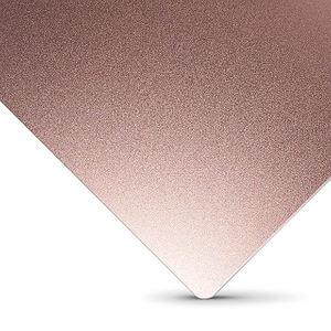 Elektrolytisch gef&auml;rbte, sandgestrahlte eloxierte Aluminiumplatte