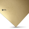 Spulen und Bleche aus gold eloxiertem Aluminium